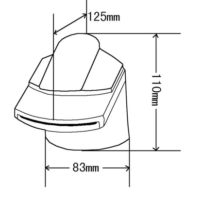 Robinet de lavabo pour salle de bain large avec design de cascade