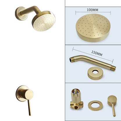 Robinet de douche pour salle de bain mural et encastrable de style minimaliste