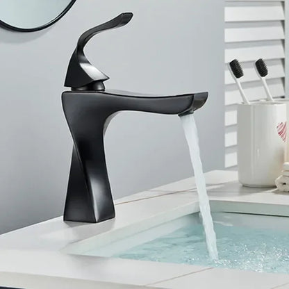 Robinet torsade avec mitigeur pour lavabo de salle de bain