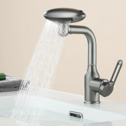 Robinet de cuisine pour évier avec tête rotative et fontaine cascade