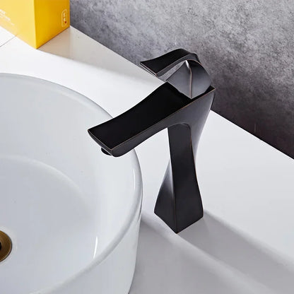 Robinet torsade avec mitigeur pour lavabo de salle de bain