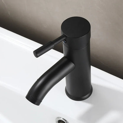 Robinet de lavabo pour salle de bain minimaliste avec mitigeur