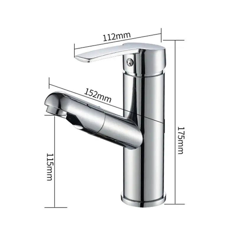 Robinet de lavabo pour salle de bain flexible