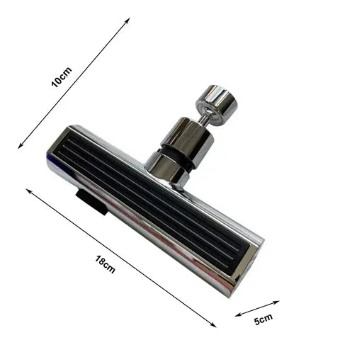 Rallonge de robinet pivotant à 3 modes de jet - Argenté